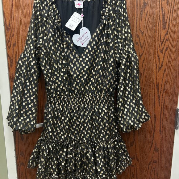 Black and Gold Dress - Picture 1 of 3